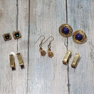 Five sets of Earrings.